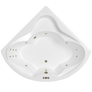 Акриловая ванна WHITECROSS Konsul 150x150 0110.150150.100.SMART.BR с гидромассажем, 
