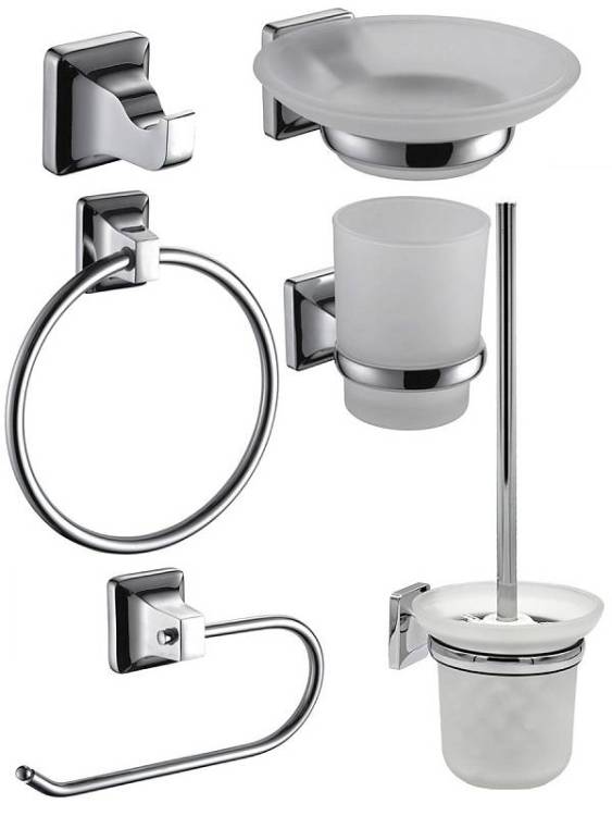 Набор аксессуаров для ванной Bath Plus Prime SET2 PR-9900-2 хром