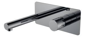 Смеситель для раковины Boheme Stick 125-SGM Shine Gun Metal