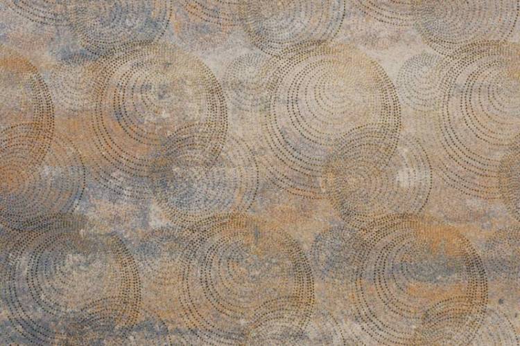 3D Фотообои Artegrafico «Фантазия с золотыми кругами в стиле гранж» ID-006 канвас