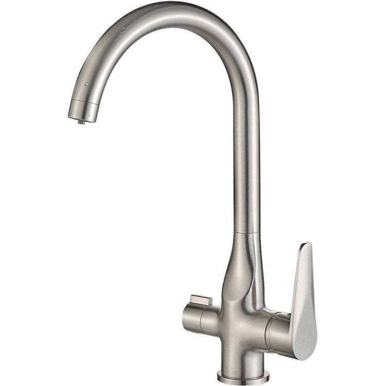 Смеситель для кухни Zorg Steel Hammer SH 910 Satin