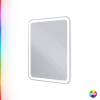 Зеркало Cezares Multicolore CZR-SPC-MC-600-800-RGB-TCH со встроенной RGB подсветкой и сенсорным выключателем, 12V, 60x80 фото 3