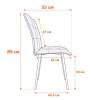 Стул Tetchair Bari 21654 серый/черный фото 13