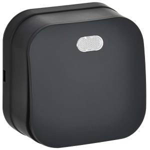 Выключатель 1-клавишный IEK Glory EVH11-K02M-10 черный матовый