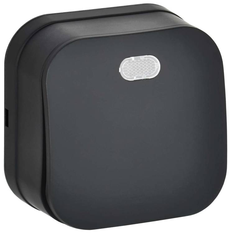 Выключатель 1-клавишный IEK Glory EVH11-K02M-10 черный матовый