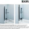 Шторка на ванну Iddis Slide SLI5BS7i90 75х145, профиль матовый черный фото 4