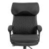 Кресло компьютерное Tetchair Chief metalBL 25019 черный, кожзам, ткань фото 7