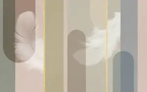 3D Фотообои Artegrafico «Нежная геометрия» GE-003 песок