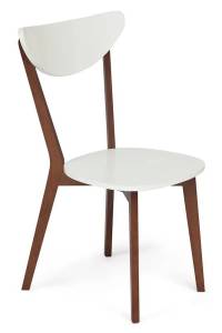 Стул Tetchair Maxi 10464 Белый + Коричневый 86x48.5x54.5