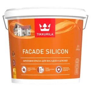 Краска фасадная Tikkivala Facade Silicon глубокоматовая база C 2.7 л