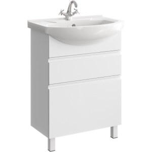 Тумба с раковиной Aqwella Rodos ROD01062N белый, 65x44