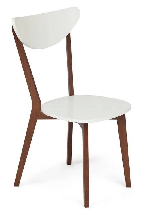 Стул Tetchair Maxi 10464 Белый + Коричневый 86x48.5x54.5