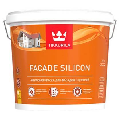 Краска фасадная Tikkivala Facade Silicon глубокоматовая база C 2.7 л