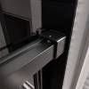 Душевая дверь в нишу Veconi Premium Trento PTD40-B-140-01-C4 профиль черный матовый, стекло прозрачное, 140x200 фото 4
