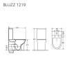 Унитаз-компакт Staro Bluzz 1219 С0005301 белый фото 5