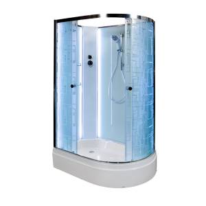 Душевая кабина AvaCan EM2712LNLED с подсветкой, 120x80x210