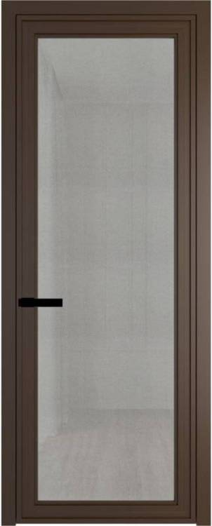 Межкомнатная дверь Profil Doors 1 AGP цвет профиля Деорэ, стекло безопасное 6 мм рэте 800x2000