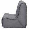 Кресло-мешок Dreambag Shape 5123702 темно-серый велюр 1 секция фото 3