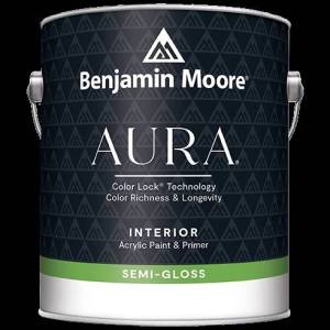 Краска Benjamin Moore Aura Interior Semi-Gloss Finish 528 3.785 л