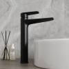Смеситель для раковины Teymi Kati T10218 высокий, черный матовый фото 6