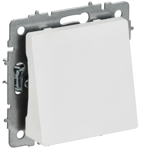 Вывод кабеля IEK Brite BR-VK10-0-K91 арктический белый