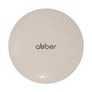 Накладка на слив для раковины Abber AC0014MBE светло-бежевая матовая, керамика