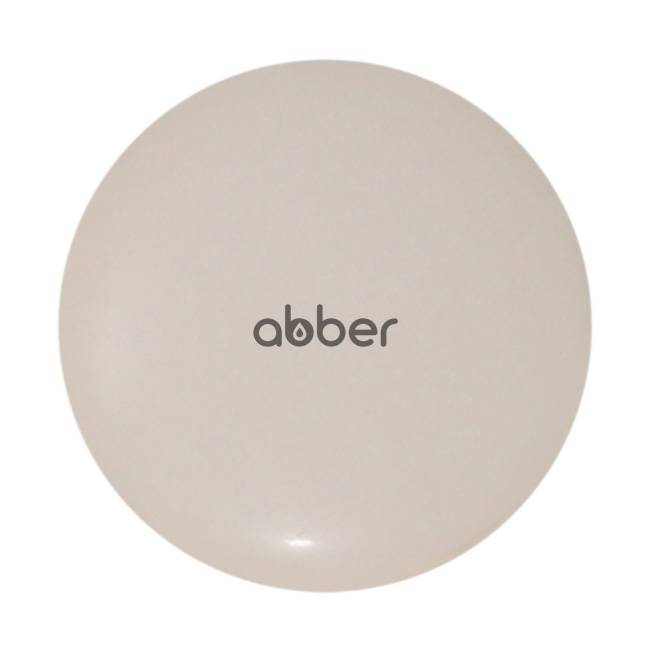 Накладка на слив для раковины Abber AC0014MBE светло-бежевая матовая, керамика