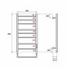 Полотенцесушитель электрический Point Аврора PN10848 П8 40x80, хром фото 3