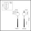 Бра Odeon Light Modern Fiolent 5432/1W фото 3