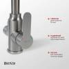 Смеситель для кухни BOND Smart B65-0477 под фильтр с краном для питьевой воды, графит фото 3