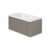 Тумба с раковиной La Fenice Terra Cappuccino NFNC-01-TER-C-80-3-80 бежевая матовая, 80 см