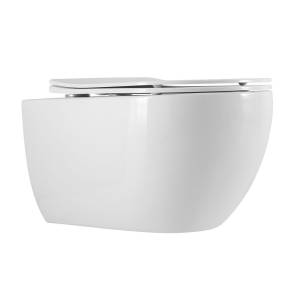 Унитаз подвесной Art&Max Siena AM221CHR/SC с сиденьем, белый