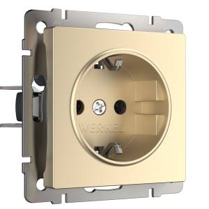 Розетка с заземлением Werkel Встраиваемые механизмы W1171011