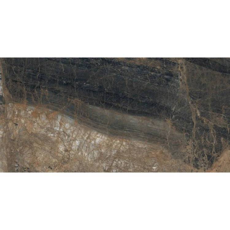 Керамогранит Laparet Lunar Marron Коричневый Матовый + Гл. Чернила 80x160