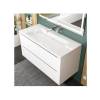 Раковина Uperwood Infinity RInfinity80wg0 без отверстия для смесителя, белая глянцевая, 80x45 фото 3