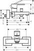 Смеситель для ванны с душем Hansgrohe Vernis Shape 71453000 хром фото 2