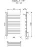 Полотенцесушитель электрический Ника Trapezium ЛТ (Г2) ВП 100/50 правый тэн, хром фото 3