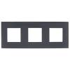 Рамка 3-постовая IEK Skandy SK-M32-G-K53 графит фото 2