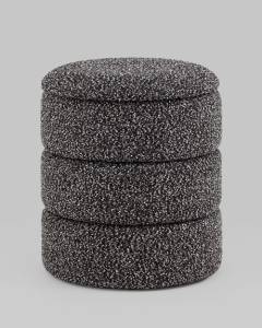 Пуф Stool Group Hive XS 19A240S LX-3 букле черный меланж