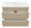 Тумба с раковиной Brevita Ariana - 80 Капучино 51x78x39 фото 3