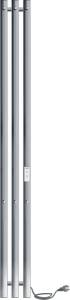 Полотенцесушитель электрический Indigo Style 3 PRO LSPRE90-13Rt с таймером, полированный, 90x13