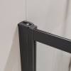 Шторка на ванну Cezares SLIDER-FIX-VF-11-90/150-C-NERO профиль черный, стекло прозрачное, 90x150 фото 3