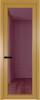 Межкомнатная дверь Profil Doors 1 AGP цвет профиля Золото, стекло безопасное 6 мм фиолетовое шпион 600x2000