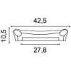Капитель пилястры Orac Decor Luxxus K251 42.5x10.5x35 фото 3