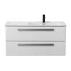 Тумба под раковину Cezares ECO-CER-N-1000-2C-SO-BL-R Bianco Lucido, 100x45.7x50