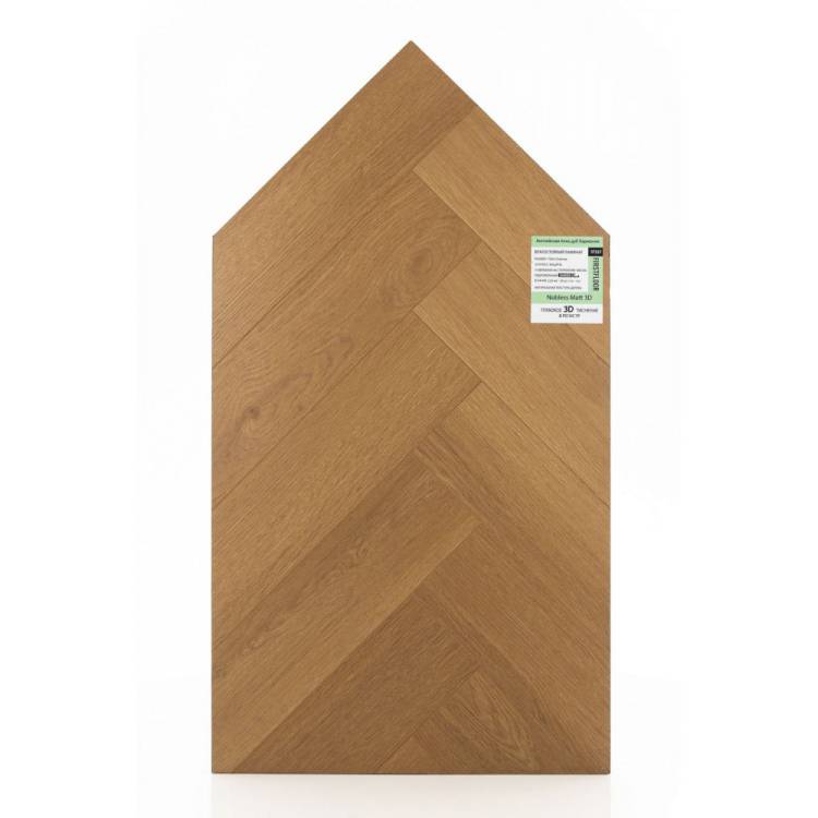 Ламинат FirstFloor Nobless Matt 3D 8/33 4V 1F337 Английская елка Дуб Хармоник 750x125