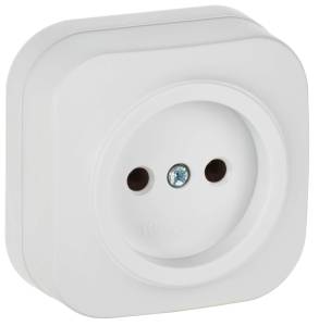 Розетка 1-местная IEK Glory ERH10-K01M-10 белый матовый
