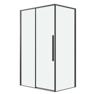 Душевой уголок Grossman Galaxy 120.K33.01.1210.21.00 профиль черный матовый, стекло прозрачное, 120x100x195