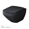 Унитаз подвесной AM.PM Inspire V2.0 FlashClean C50A1700MBSC безободковый, черный матовый фото 9