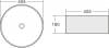 Раковина BelBagno BB1406 фото 3